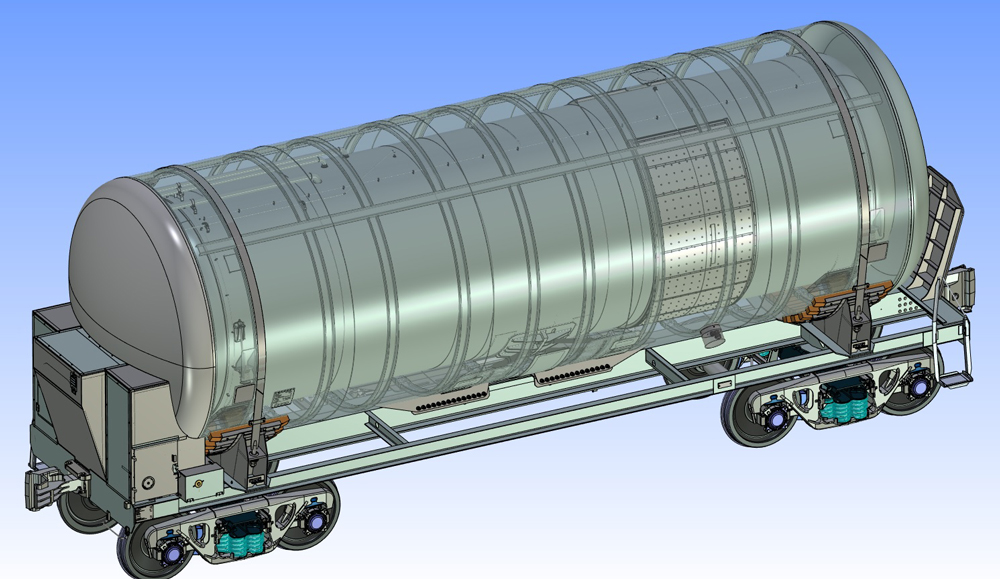  Проект вагона-цистерны в T-FLEX CAD 